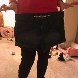 Good Condition Jean Shorts Navy Blue